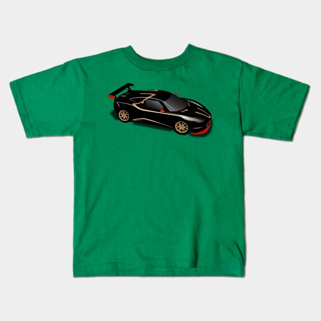 Lotus Evora John Player Special Kids T-Shirt by Bluevolksmann